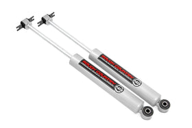 Rough Country rear shock front view showing durable construction and improved control