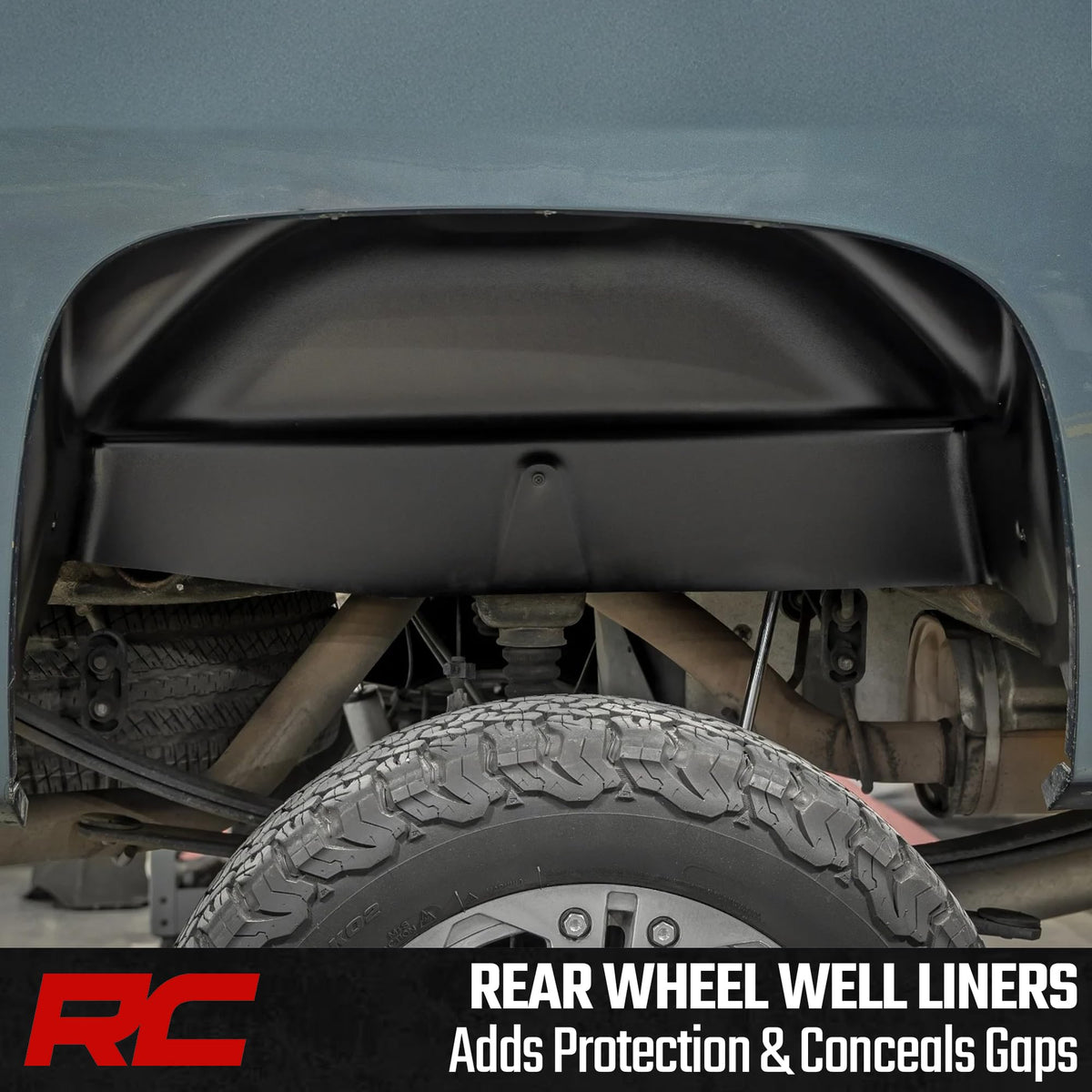 Rough Country product label showing made in USA and limited lifetime warranty benefit