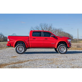 Rough Country lifestyle photo of truck off-road showing debris protection benefit