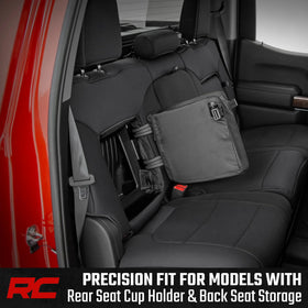 Rough Country installation detail demonstrating precise seat alignment