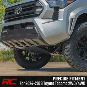 Rough Country mounting points and hardware for straightforward installation