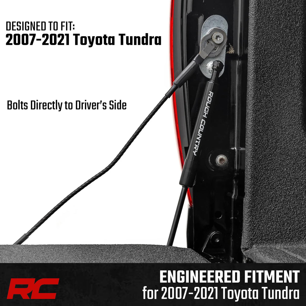 Rough Country included installation hardware laid out showing easy bolt-on benefit