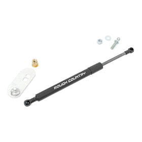Rough Country hardware and scale view showing included parts and fitment