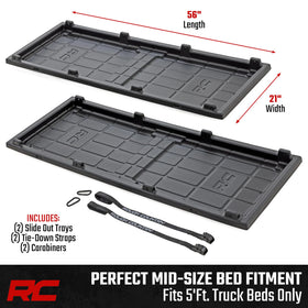 Rough Country tray loaded with tools showing organized storage and secure transport