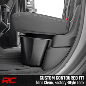 Rough Country side-angle installed tray demonstrating secure, low-profile fit
