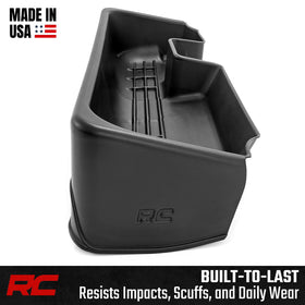 Rough Country size comparison next to standard toolbox showing capacity and scale