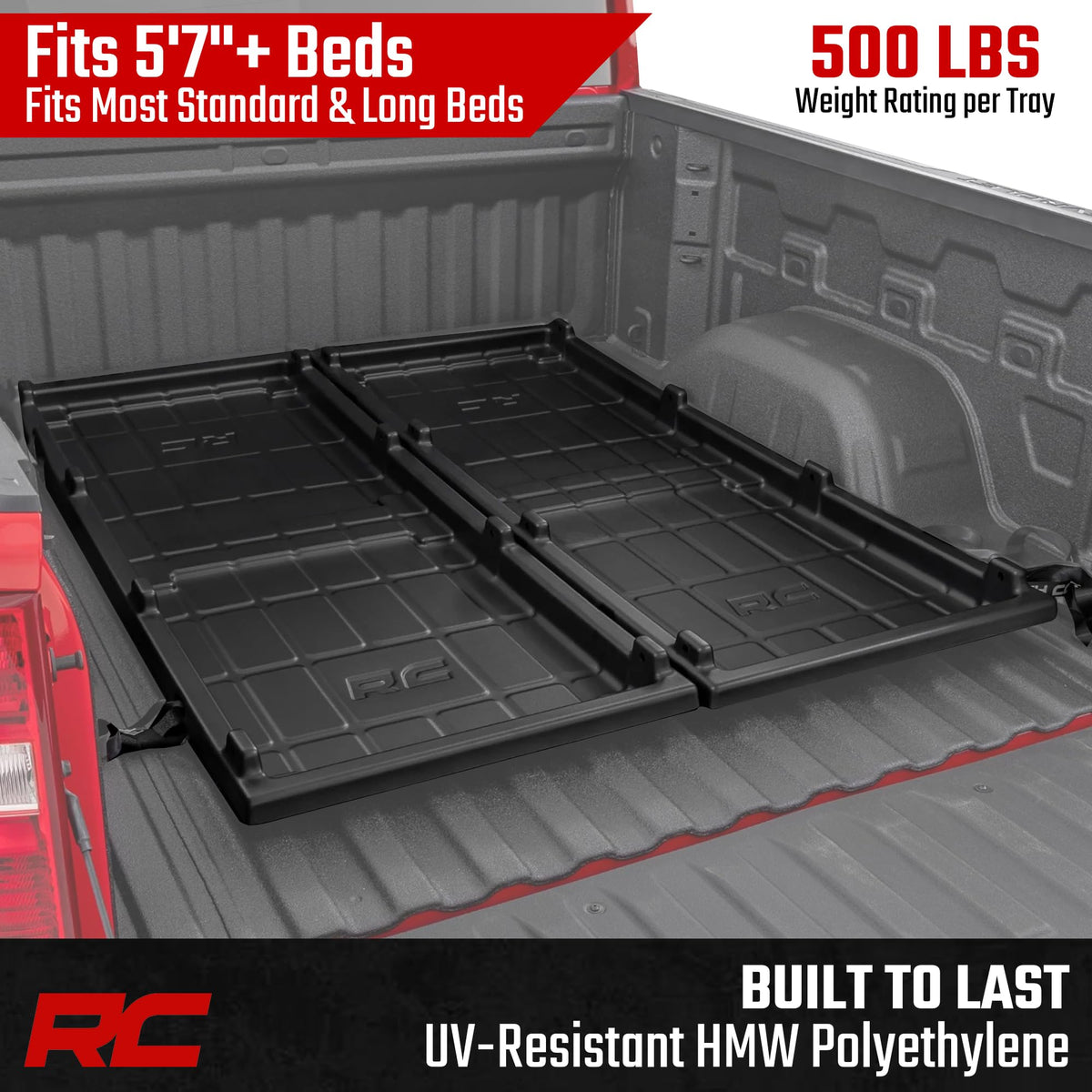 Rough Country under tonneau fit shows low-profile design benefit