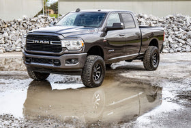 Rough Country undertruck view showing suspension profile and maintained ride quality