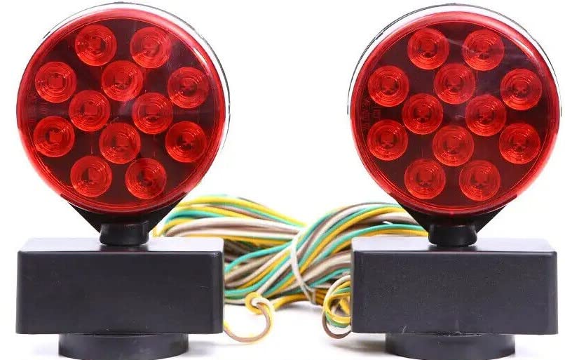 ROULER front view of full tow light kit showing compact design and compliance benefits