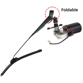 ROVIKE 12V electric motor with on/off switch detail showing easy control advantage