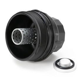 ROVIKE oil filter cap installed on engine for easy maintenance benefit