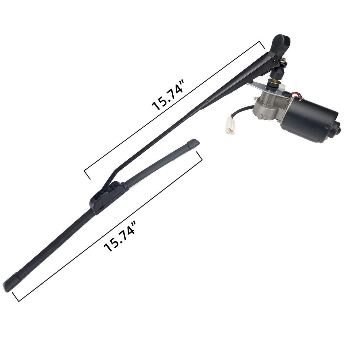 ROVIKE wiper arm and blade close-up highlighting construction for reliable clearing