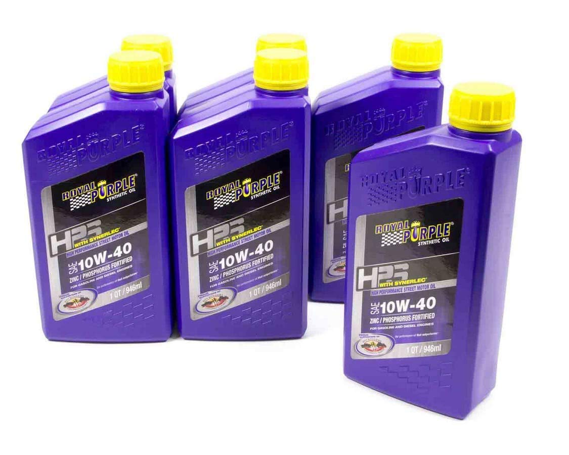 Royal Purple front bottle view showing label and performance benefits