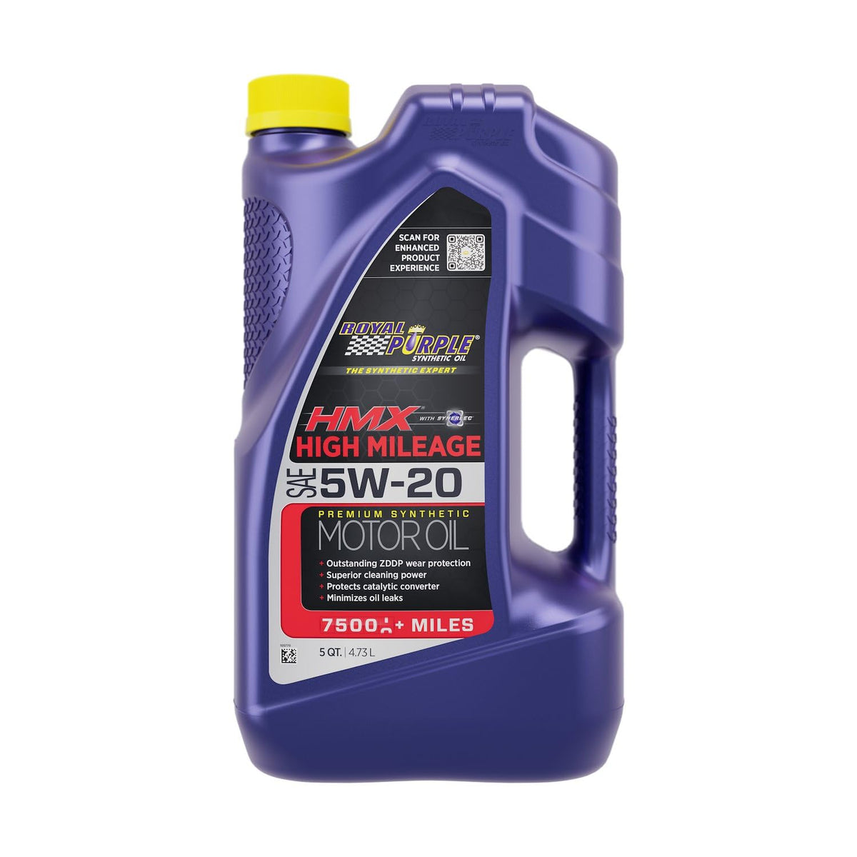 Royal Purple HMX pouring close-up highlighting smooth synthetic texture