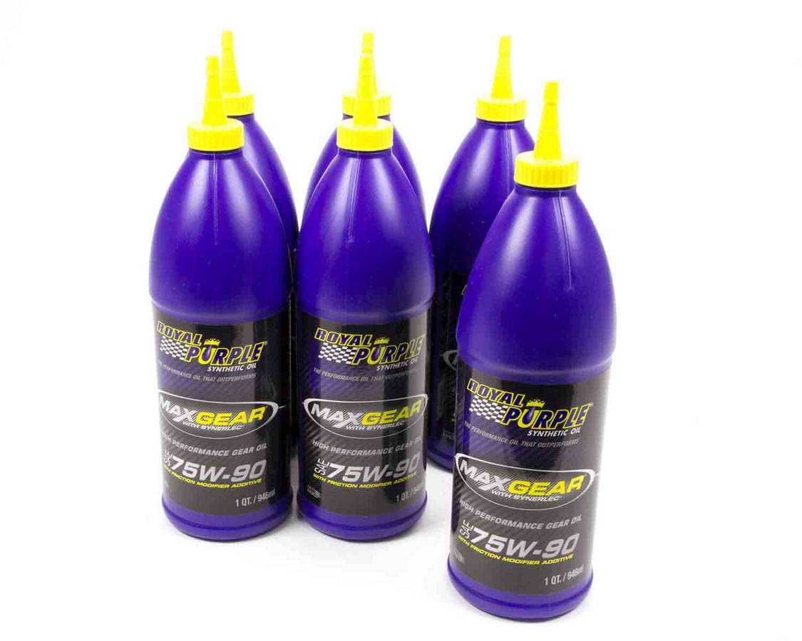 Royal Purple bottle front label showing product and benefit of durable gear protection
