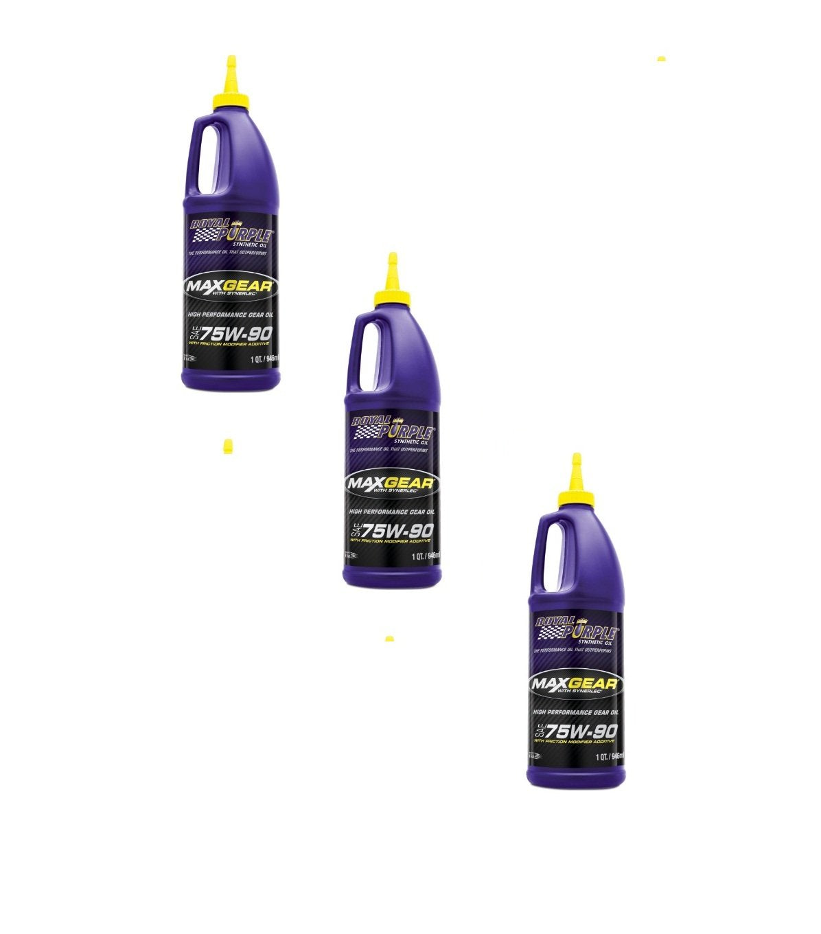 Royal Purple quart bottle front view showing label and performance benefits