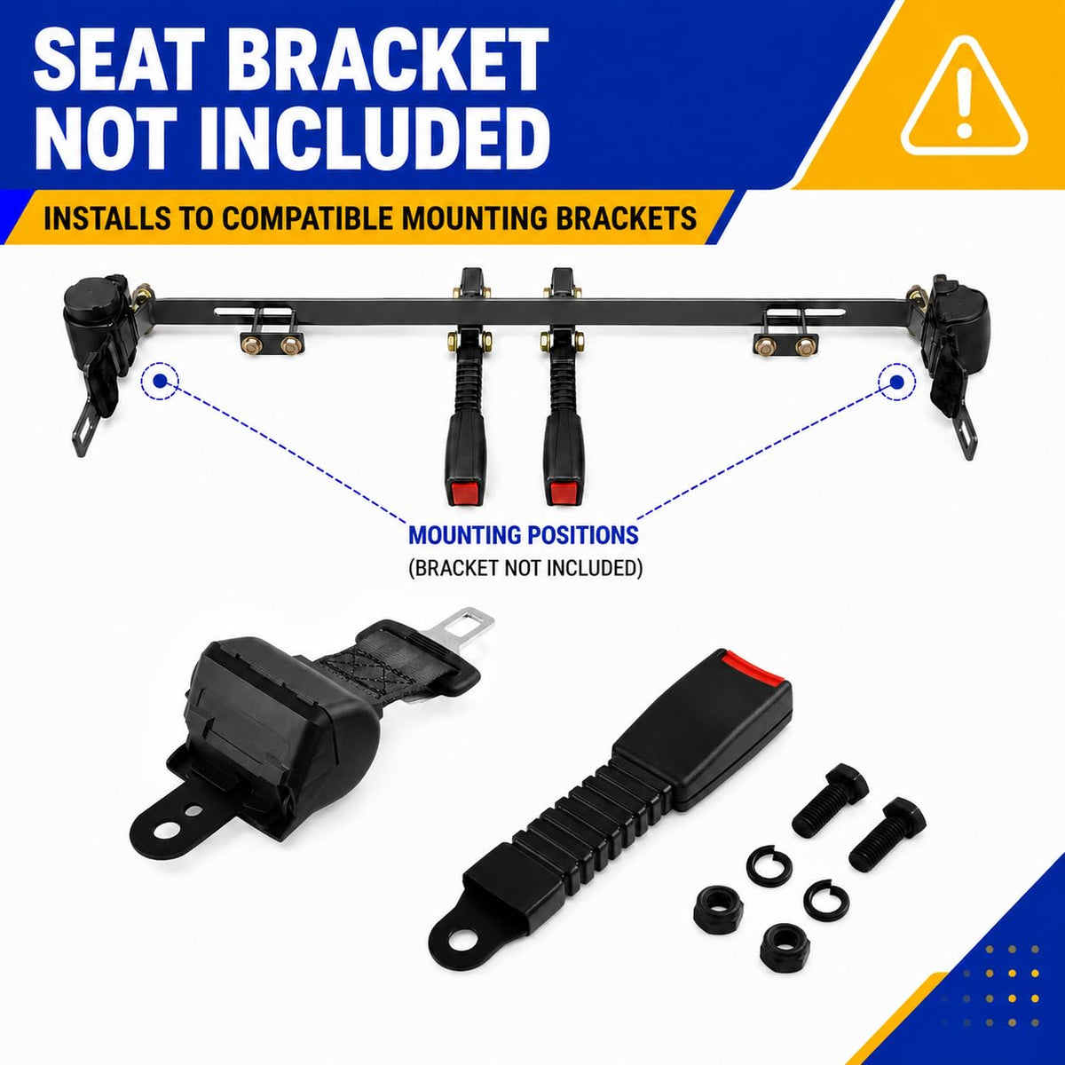 Roykaw installed on golf cart rear seat showing passenger protection