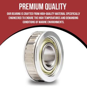 RPS gimbal bearing in hand for scale showing correct sizing and fit confirmation