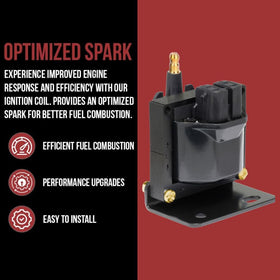 RPS ignition coil installed on marine engine showing correct fitment