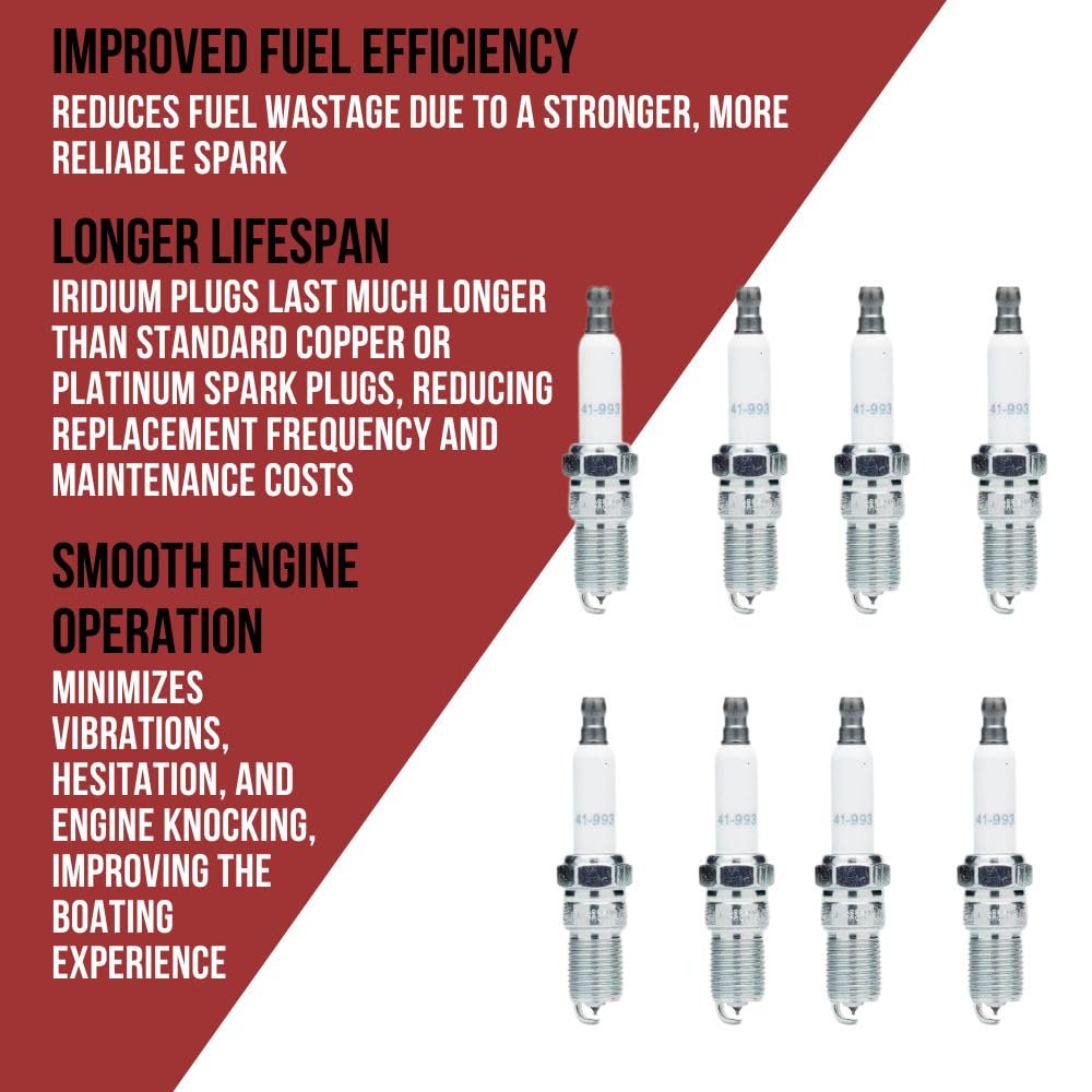 RPS spark plugs in a boat maintenance setting illustrating ready-to-install convenience