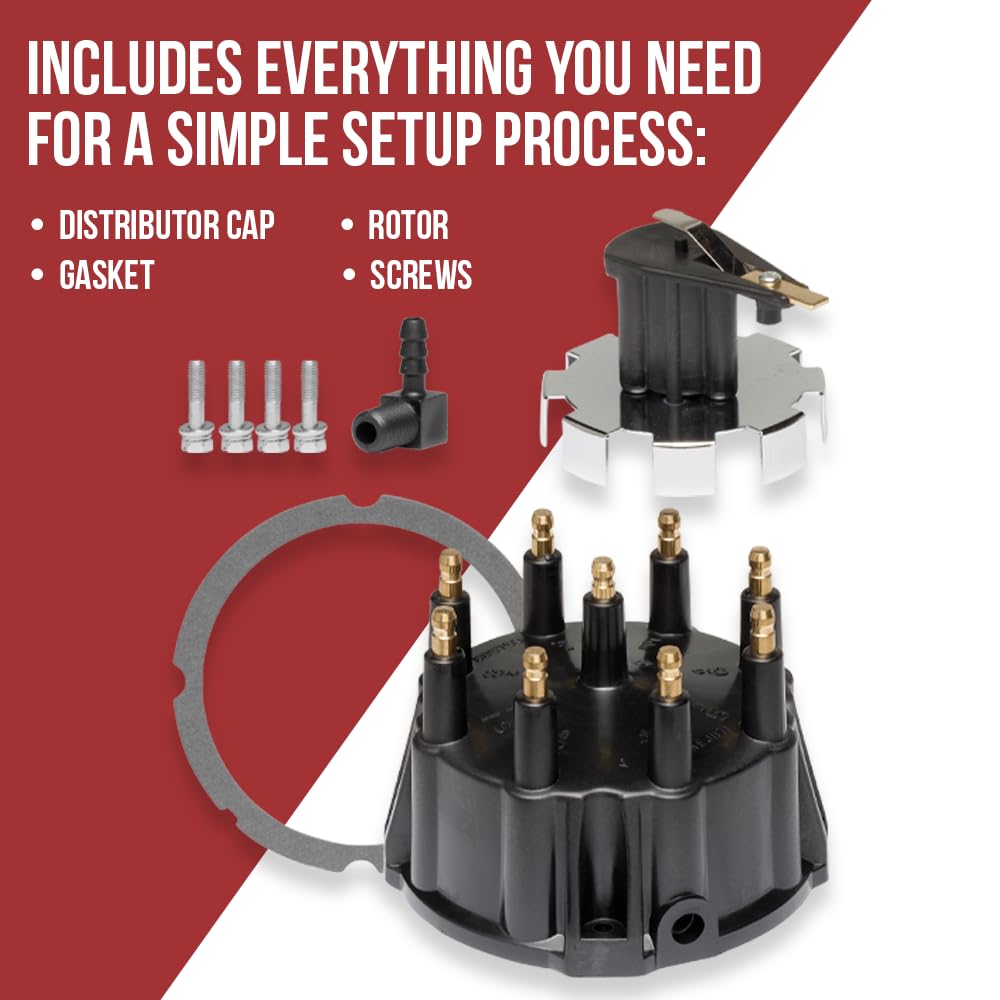 RPS distributor cap installed on Mercruiser distributor demonstrating correct fit benefit