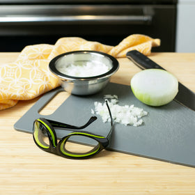 RSVP International goggles worn while chopping onions to prevent tears