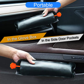 RSWSMXD stickable opening near mirror preserving visibility while blocking sun