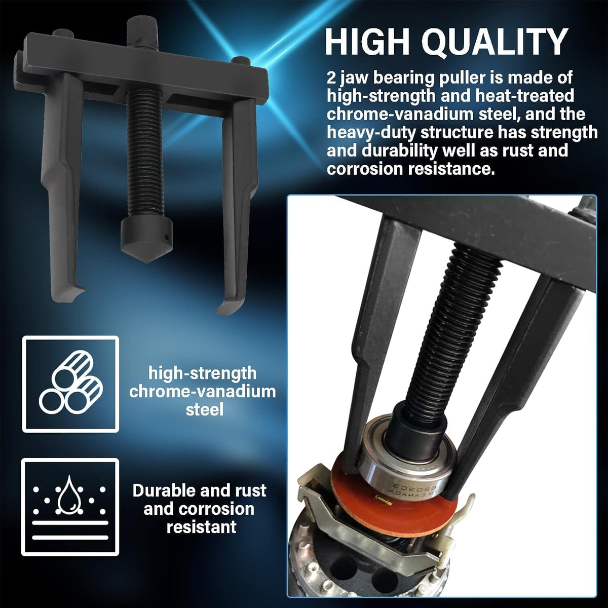 RSYEKU central screw adjustment showing precise span control and torque