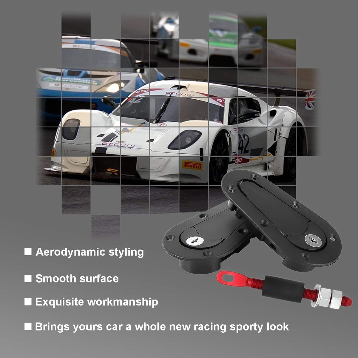 RSYEKU close-up latch mechanism highlighting smooth finish and reliable hold