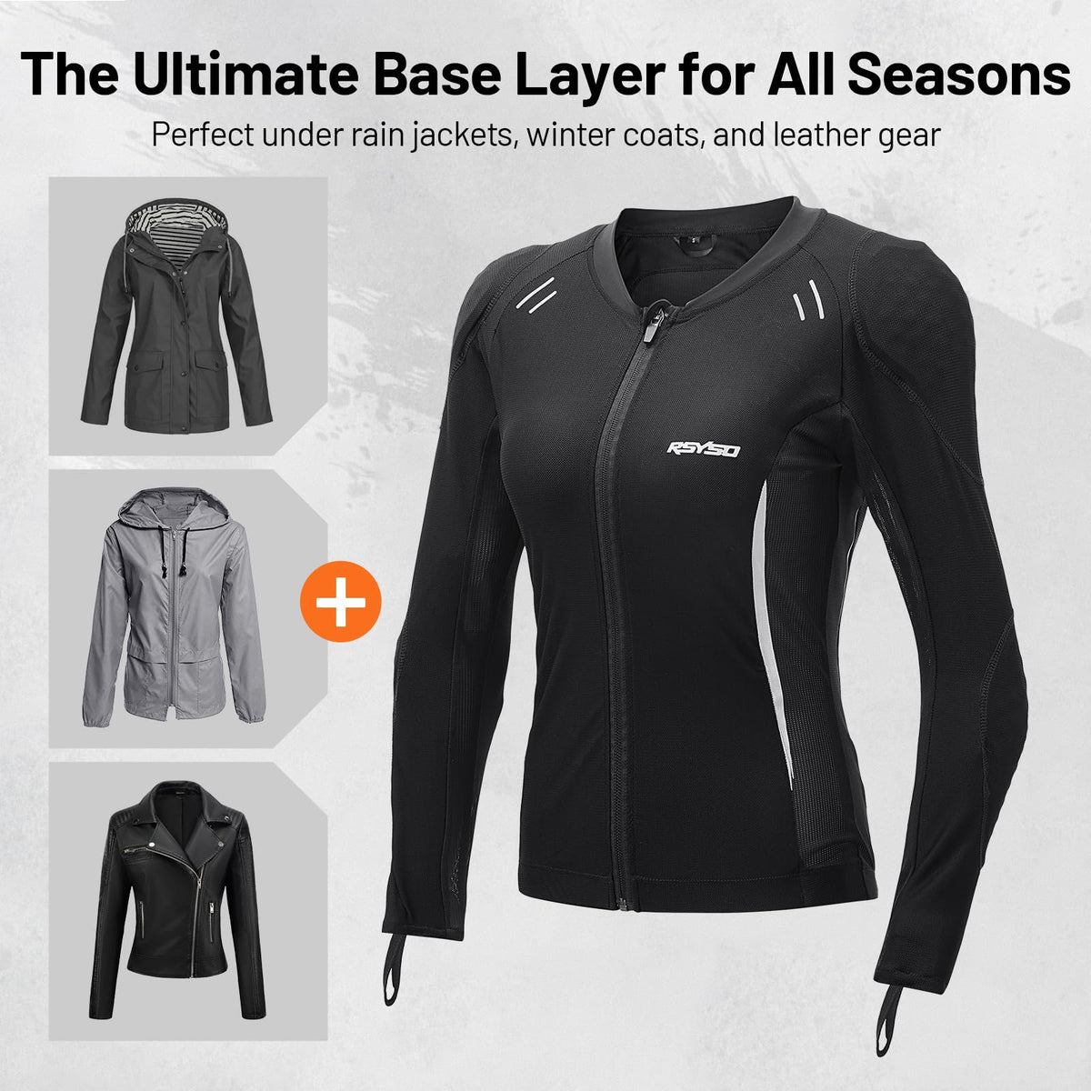 RSYSO folded jacket in travel bag showing packability and lightweight benefit