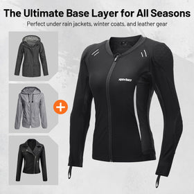 RSYSO jacket beside water bottle showing lightweight, compact profile