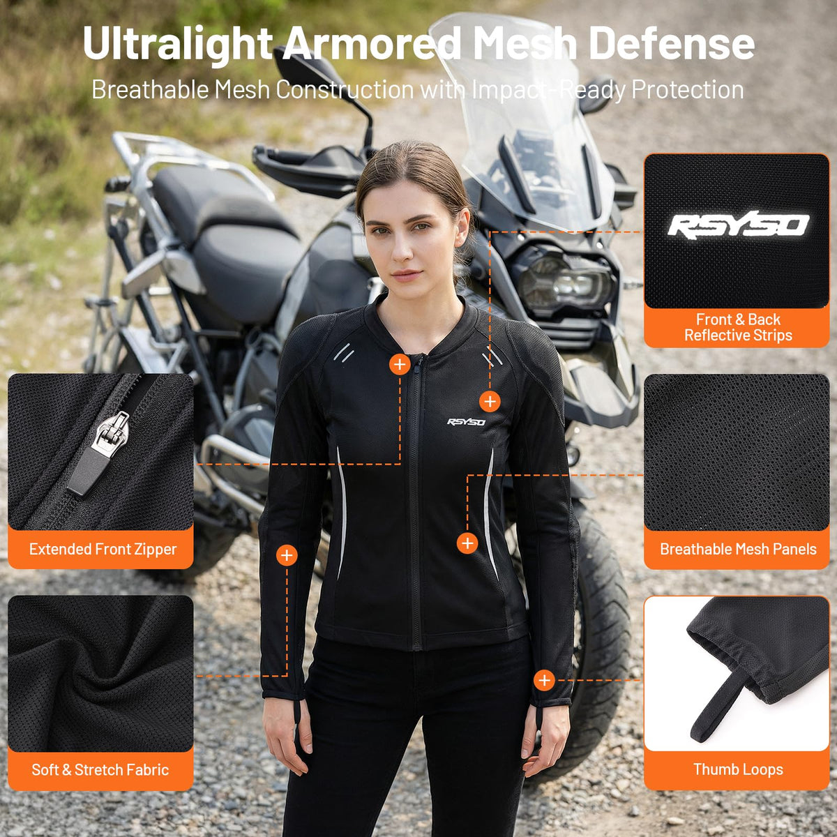 RSYSO shoulder and elbow armor detail showing CE protection placement