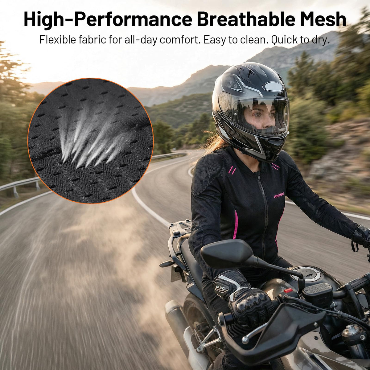RSYSO folded lightweight jacket showing packable convenience benefit