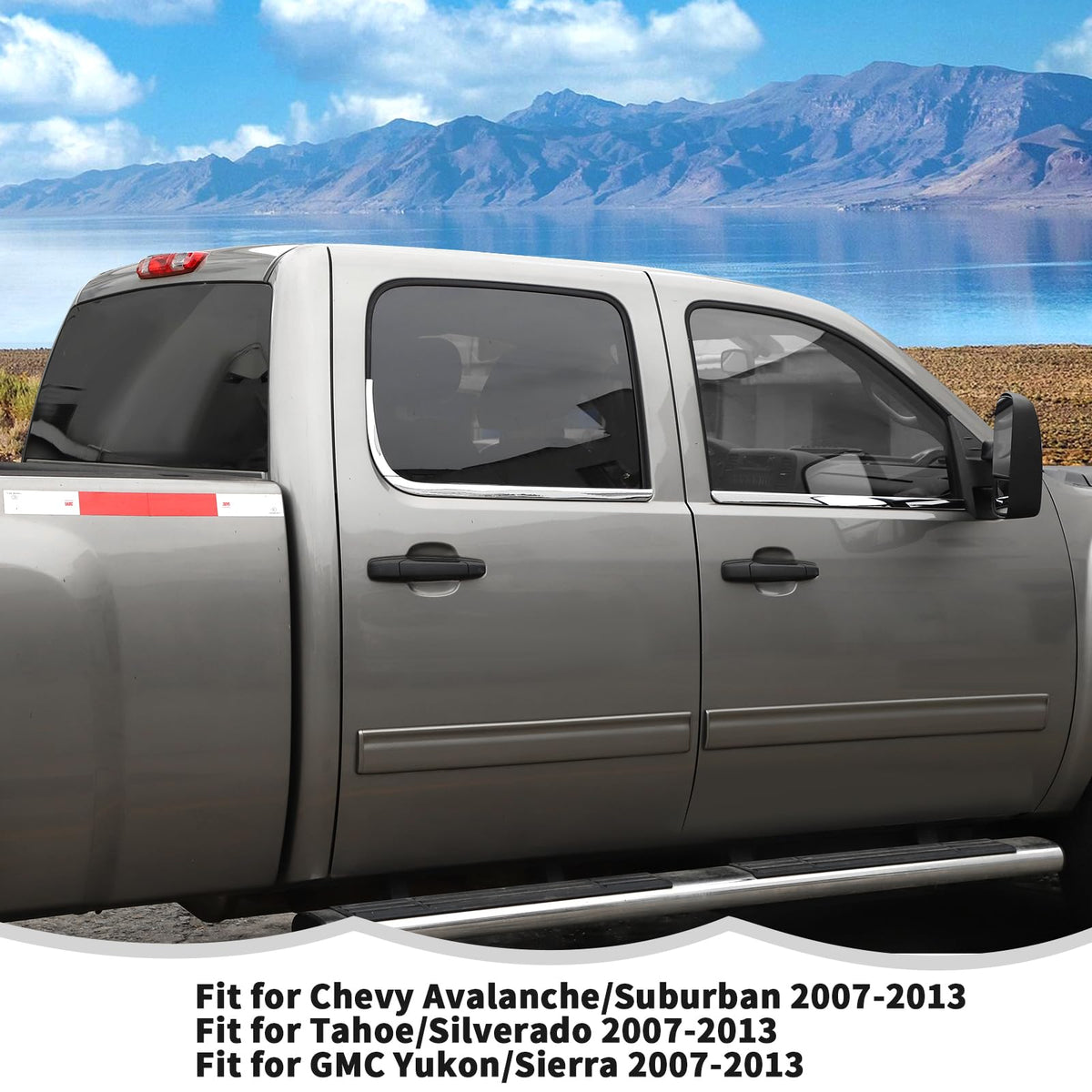 RT-TCZ chrome on parked truck illustrating upgraded curb appeal