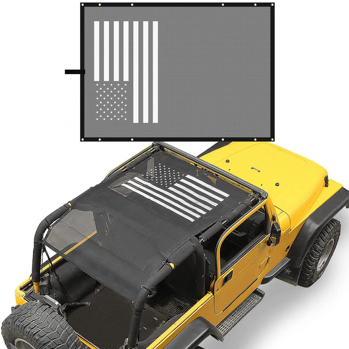 RT-TCZ front packaging showing fit for Jeep TJ and quick install benefit