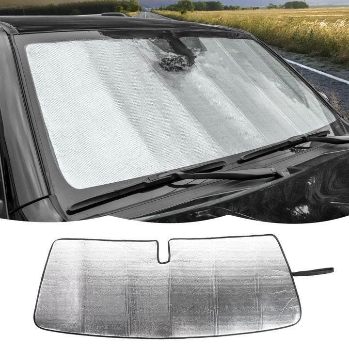 RT-TCZ front packaging for Toyota 4Runner sunshade showing product fit benefit