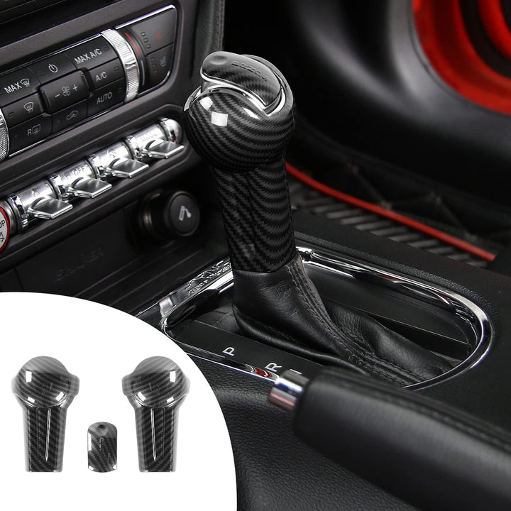 RT-TCZ front view of shift knob cover showing precise fit and sporty look