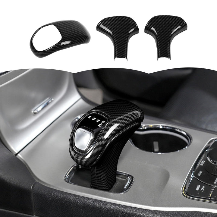 RT-TCZ front view of gear shift knob cover showing sporty finish and instant upgrade