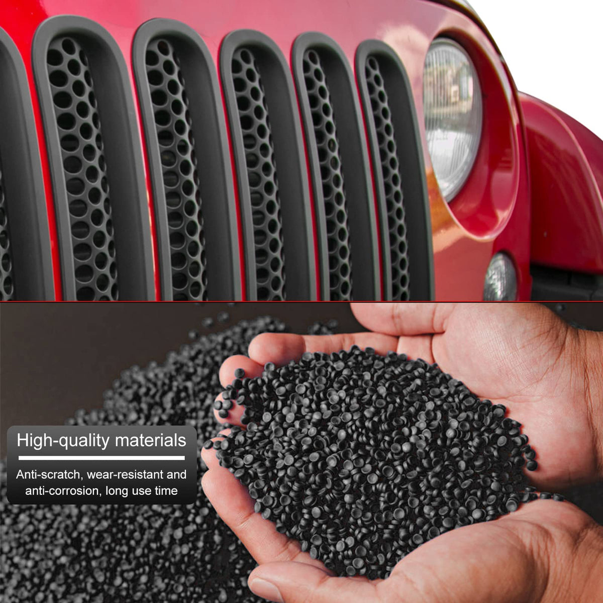RT-TCZ size comparison next to hand demonstrates correct fit and scale