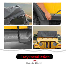 RT-TCZ folded cover in storage bag for easy transport