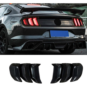 RT-TCZ front view of smoked tail light bezel showing aggressive styling benefit