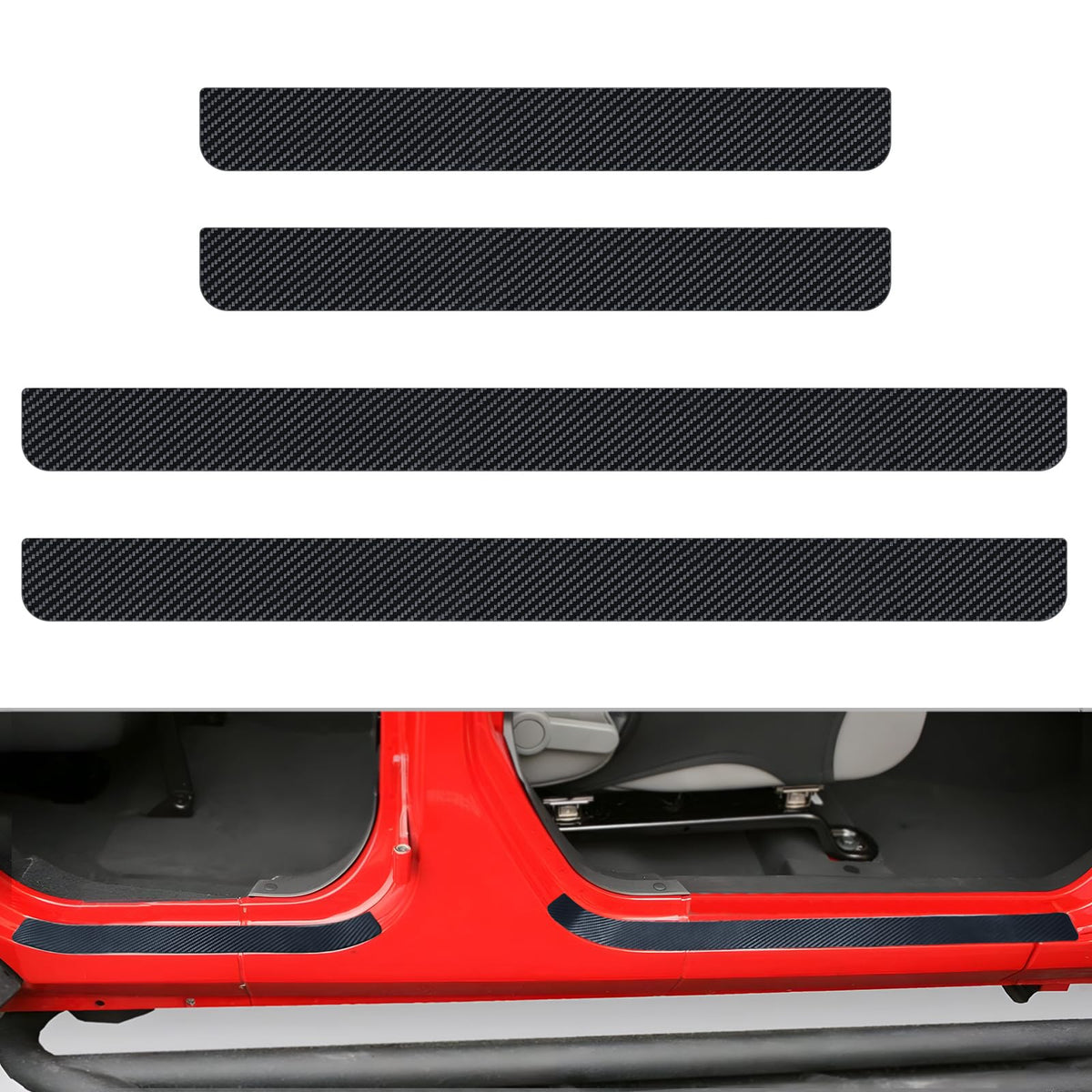 Ruautumn lifestyle car interior view showing protected threshold and cleaner appearance