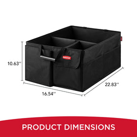 Rubbermaid reinforced base closeup providing stability and heavy-load support