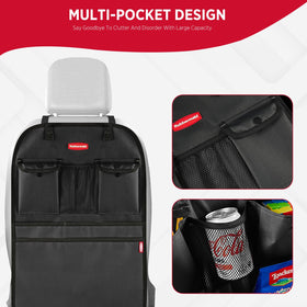 Rubbermaid open zippered pocket with items showing safe storage