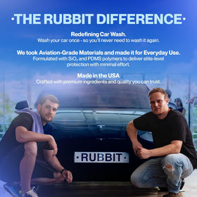 Rubbit concentrate with measuring cup showing dilution ratio and usage