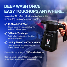 Rubbit complete kit stored in a trunk showing easy portability and quick access