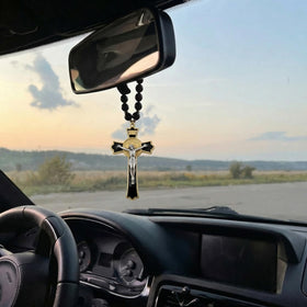 RUDELL Saint Benedict cross detail visible for traditional Catholic symbolism