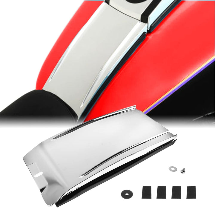 Rudyness front view of lower dash extension showing chrome finish and improved styling
