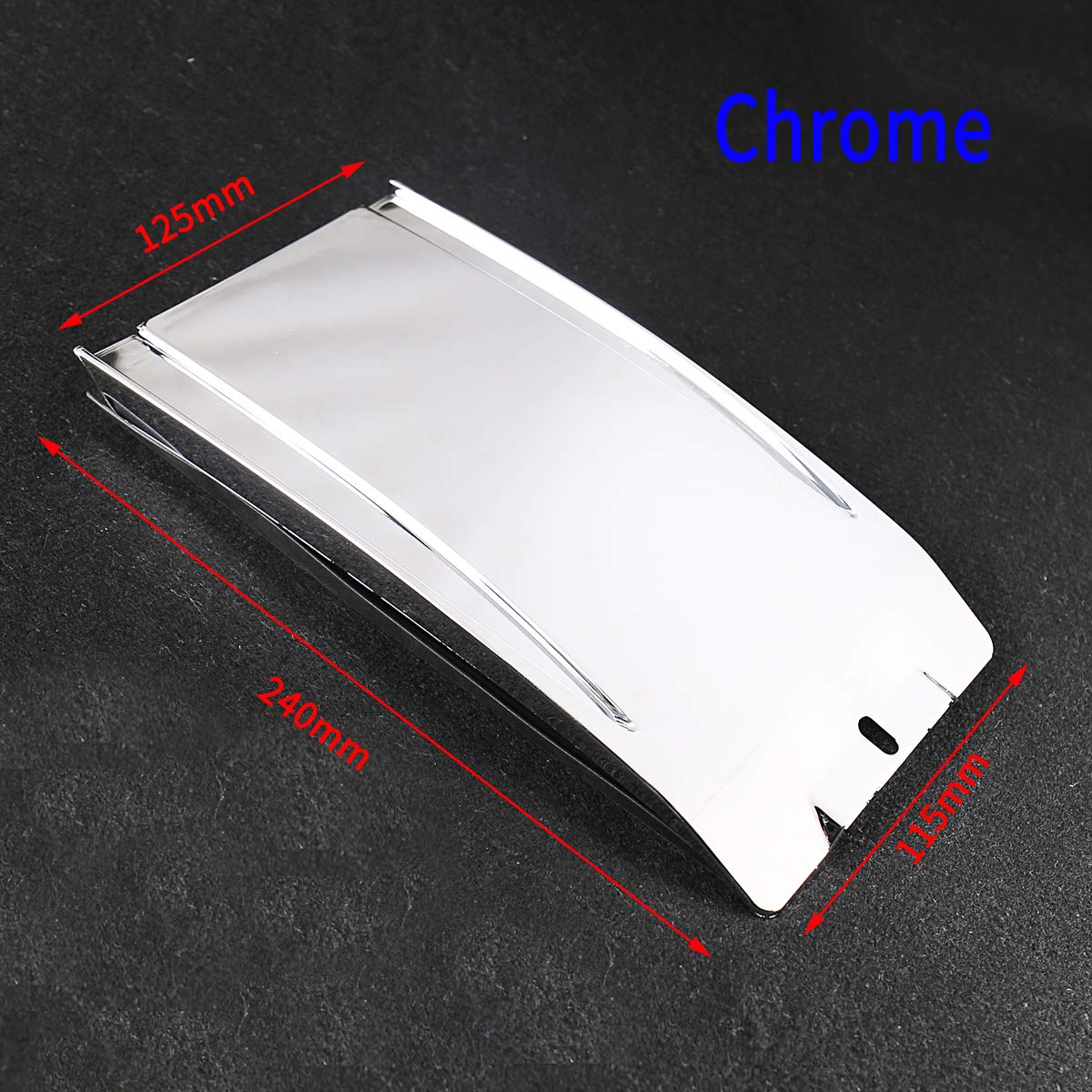 Rudyness side profile of panel illustrating contour and seamless dash alignment benefit