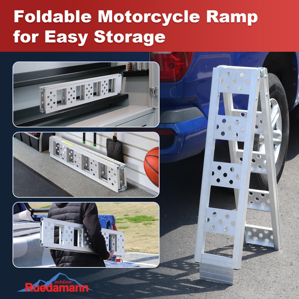 Ruedamann welded frame and reinforced hinge detail for durable strength